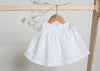 White Linen Skirt