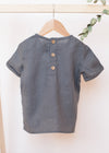 Iron Grey Linen Tee