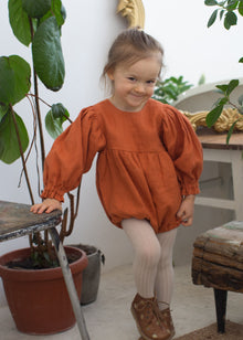  Carrot Linen Romper
