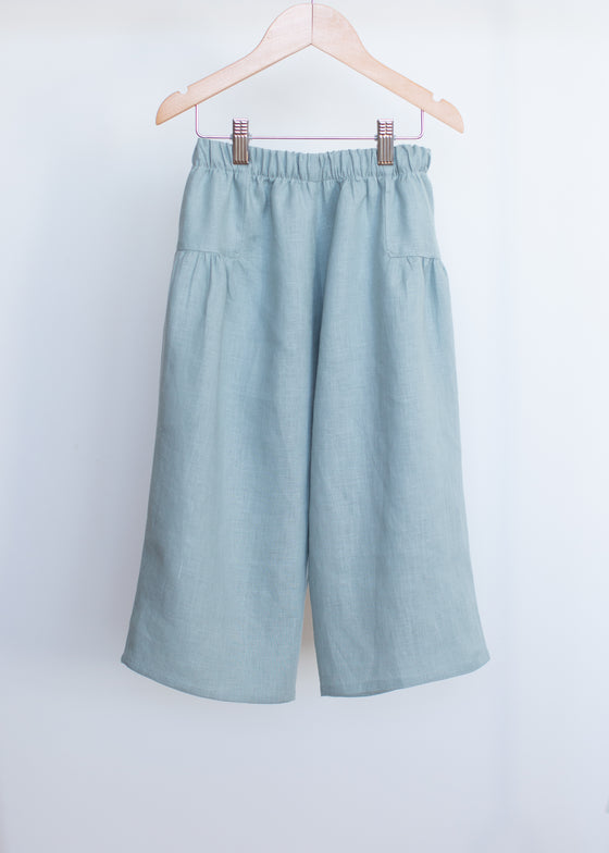 Sky Blue Linen Pants