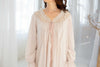 Romantic Cotton Nightgown with Lace