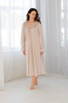 Romantic Cotton Nightgown with Lace