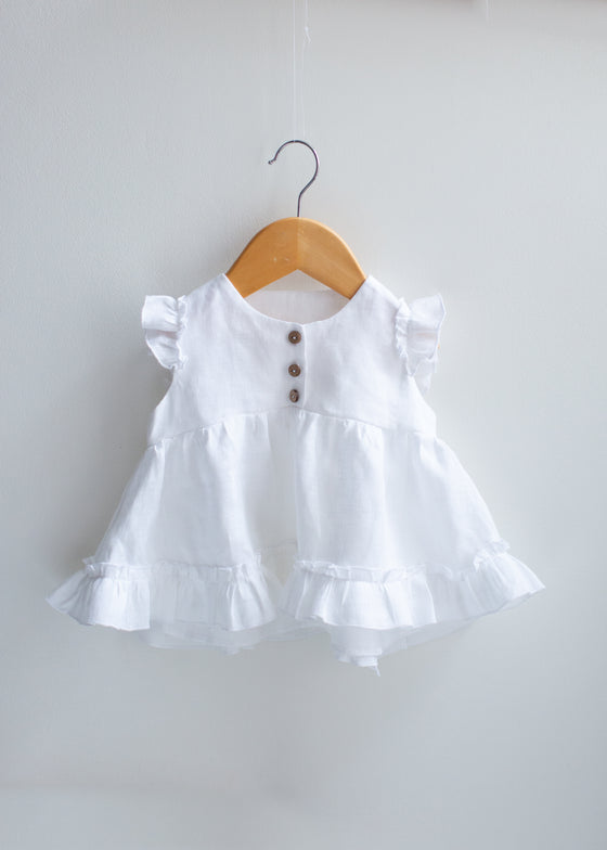 White Linen Set