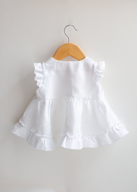 White Linen Set