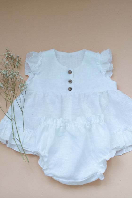 White Linen Set
