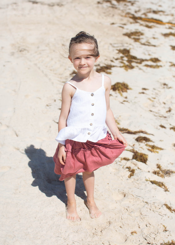 Linen Girl Top