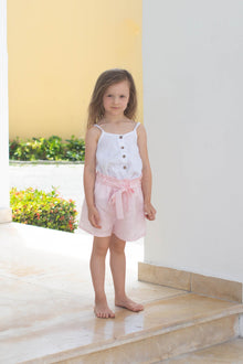  Rose Linen Shorts