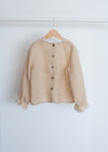 Linen Blouse with Lace