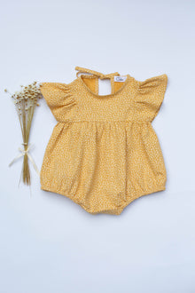  Organic Cotton Mustard Romper