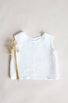 White Sleeveless Tee