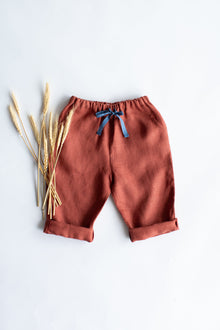  Rust Linen Pants