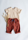 Rust Linen Pants