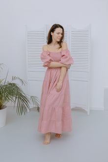  Romantic Linen Dress