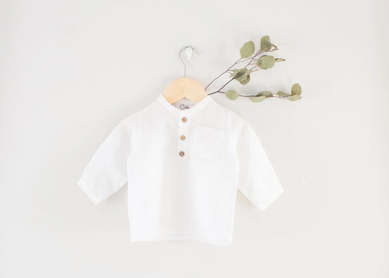 White Long Sleeve Shirt